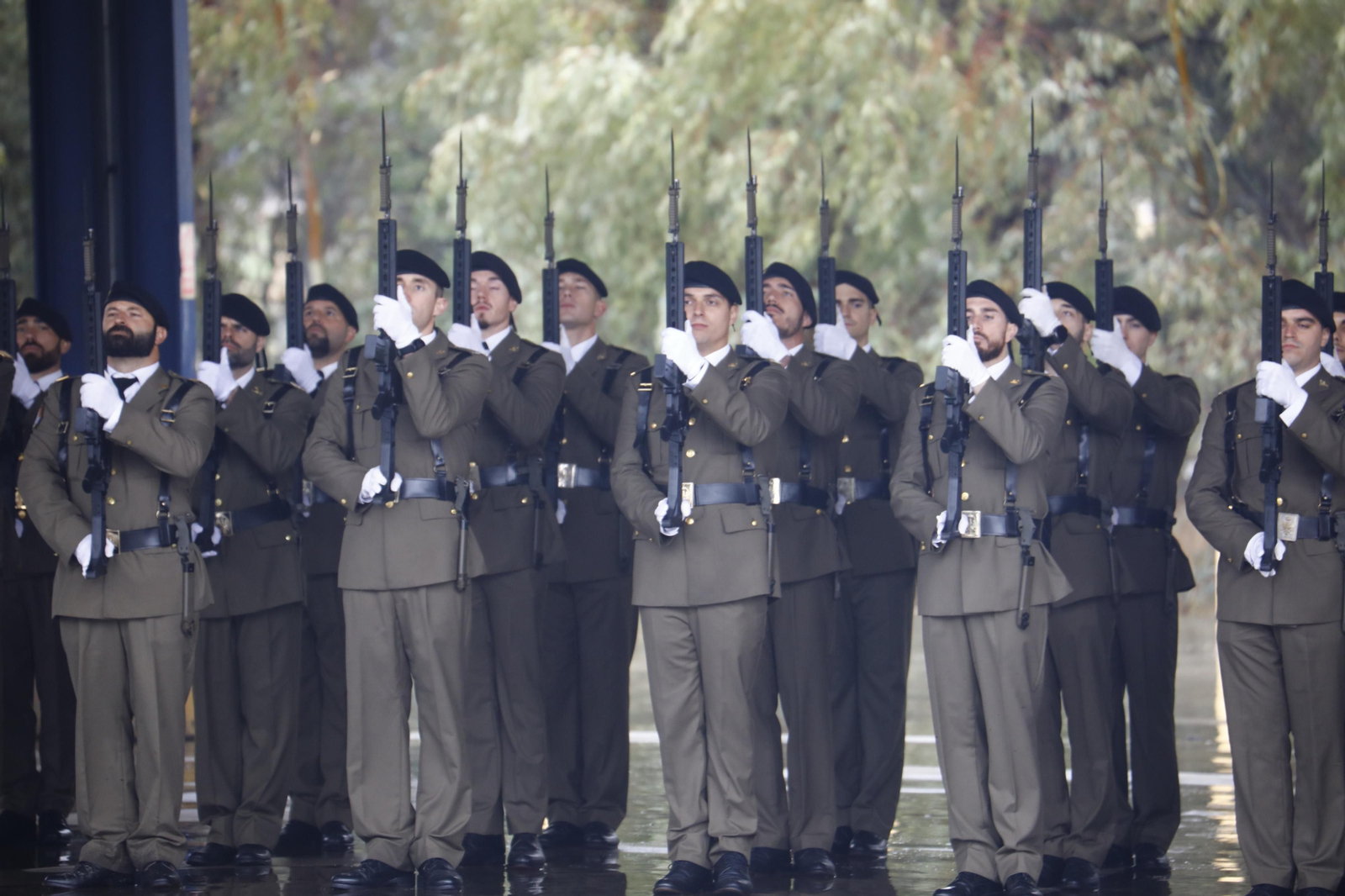 El desfile militar de la Brigada de Córdoba por la festividad de la Inmaculada, en imágenes El desfile militar de la Brigada de Córdoba por la festividad de la Inmaculada, en imágenes