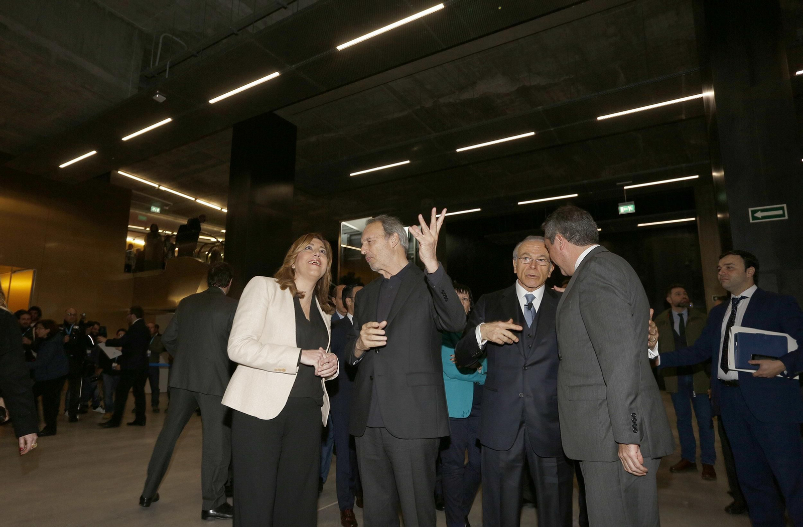 La inauguración del Caixafórum Sevilla