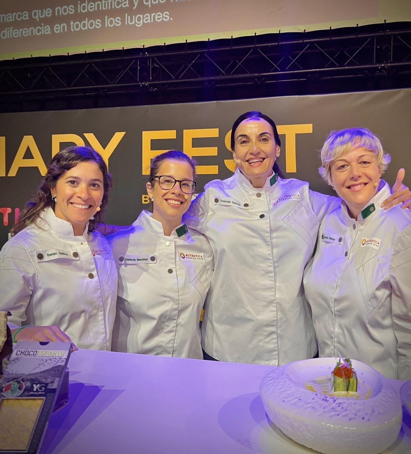 Las cuatro chefs almerienses.