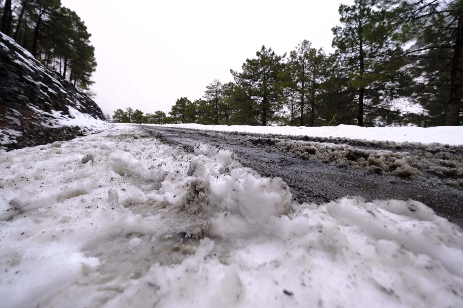 Fotogalería nevada en la Provincia de Almería