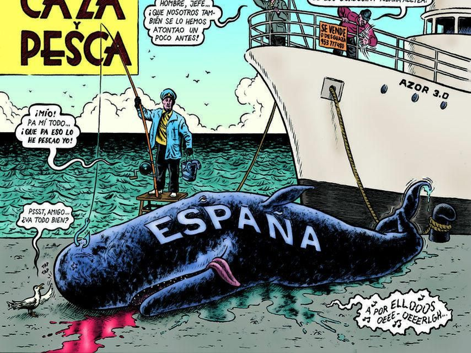 Ilustración de Miguel Brieva para el 'Diccionario' de Vázquez Montalbán.