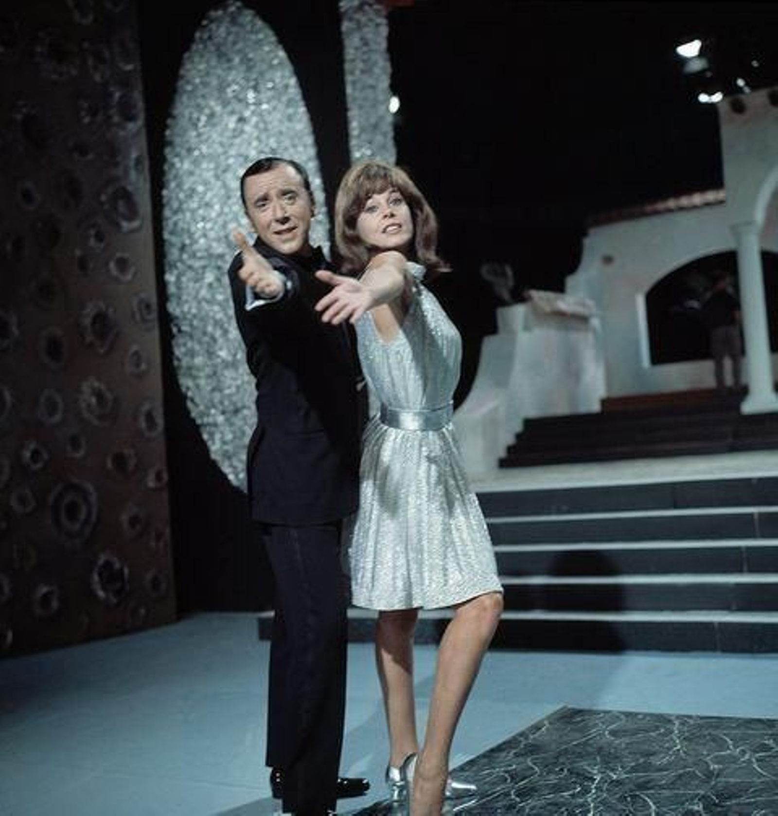 Laura Valenzuela con Joaquín Prat en 'Galas del Sábado'