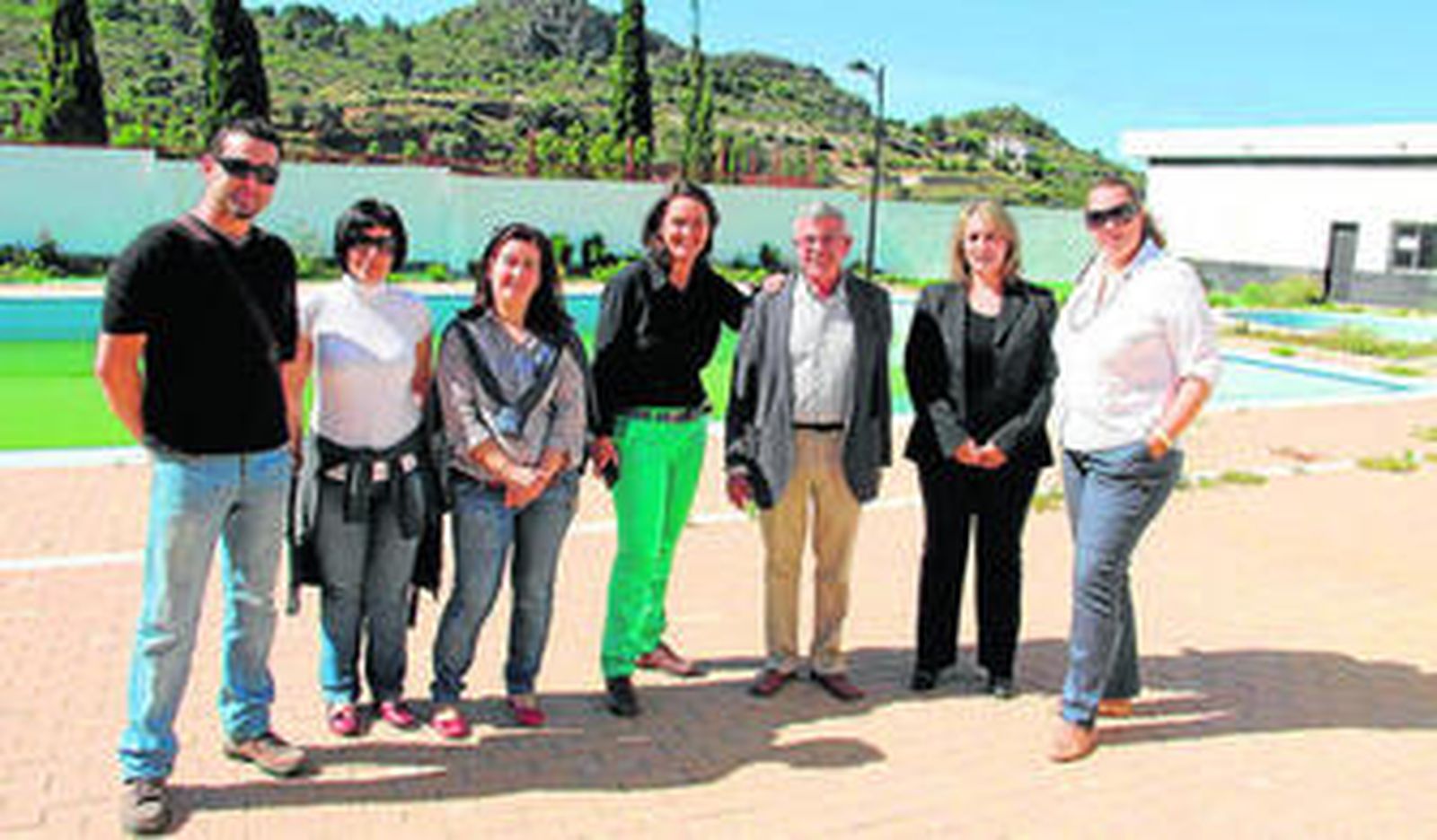 Un equipo de la Diputación visitó ayer las instalaciones.