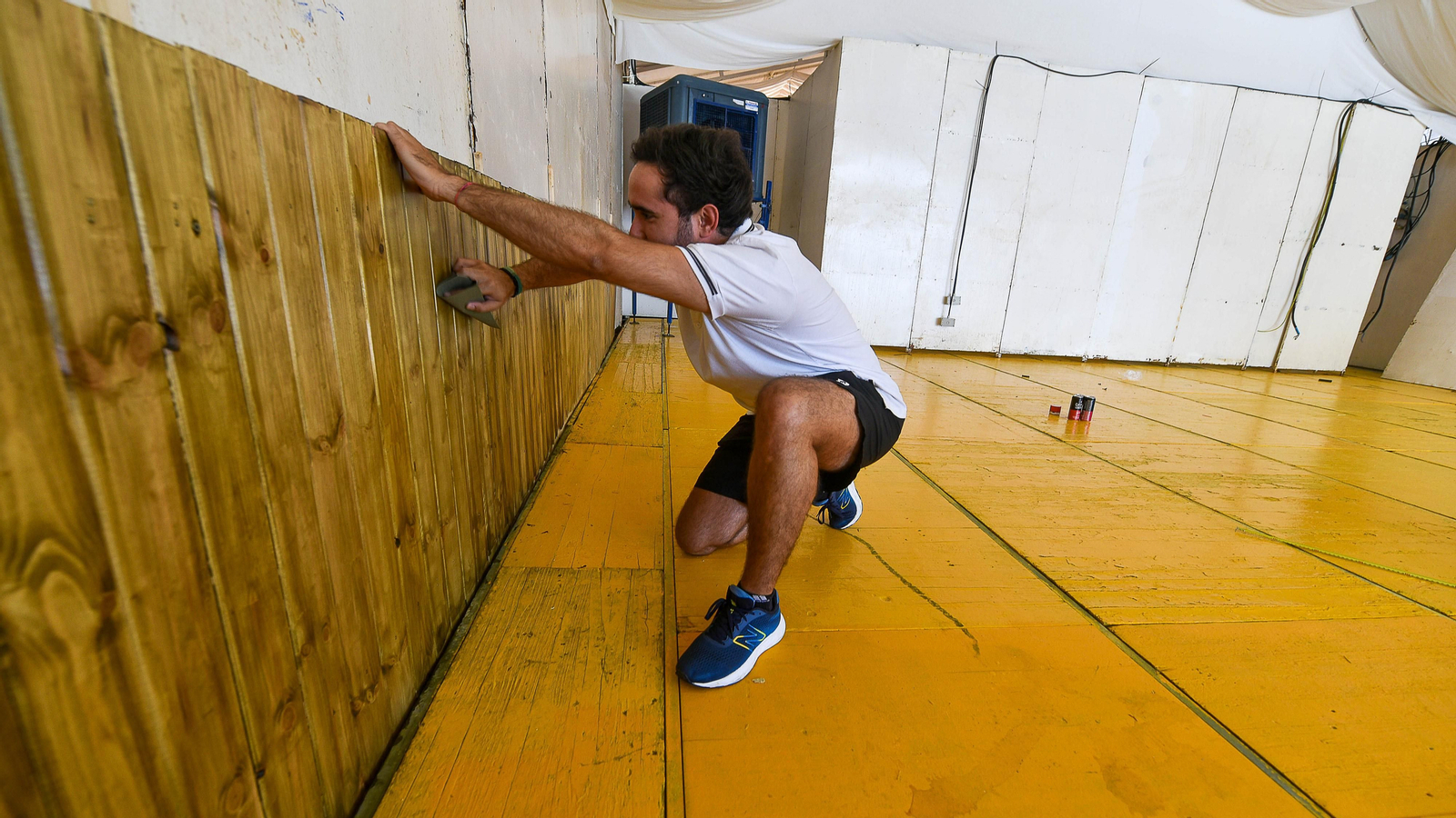 El montaje de la Feria Real de Algeciras 2023 en imagenes
