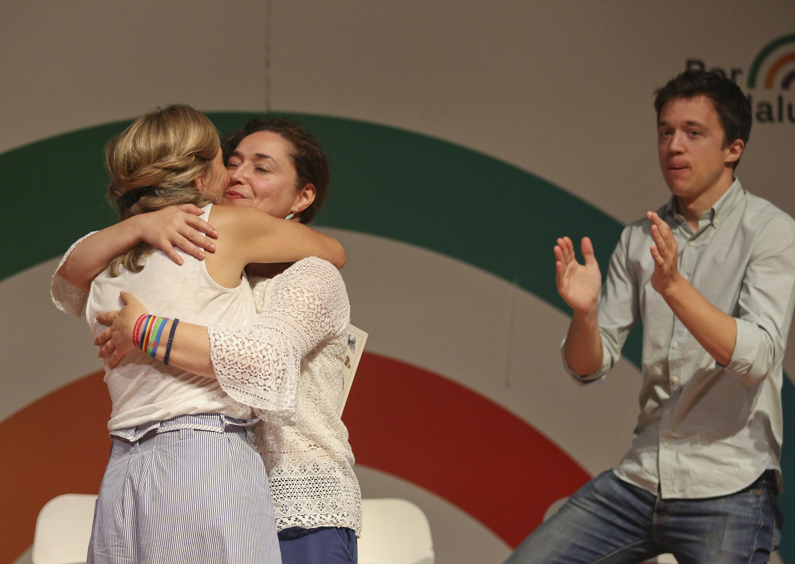 El mitin de Por Andalucía este domingo en Málaga, en fotos