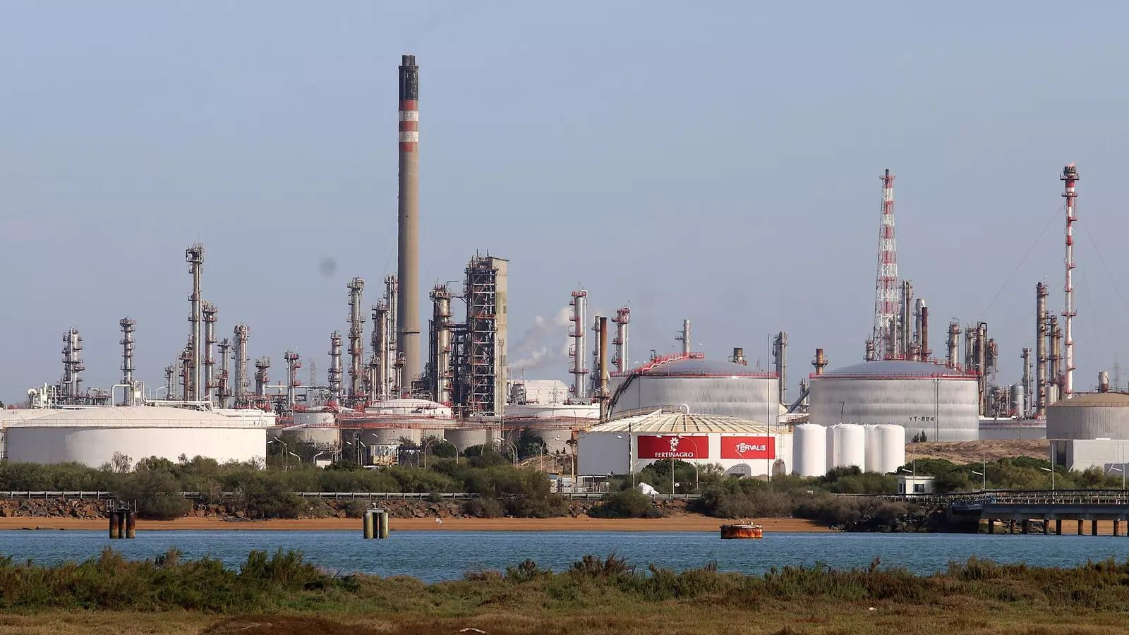 Desarrollo industrial en Huelva.