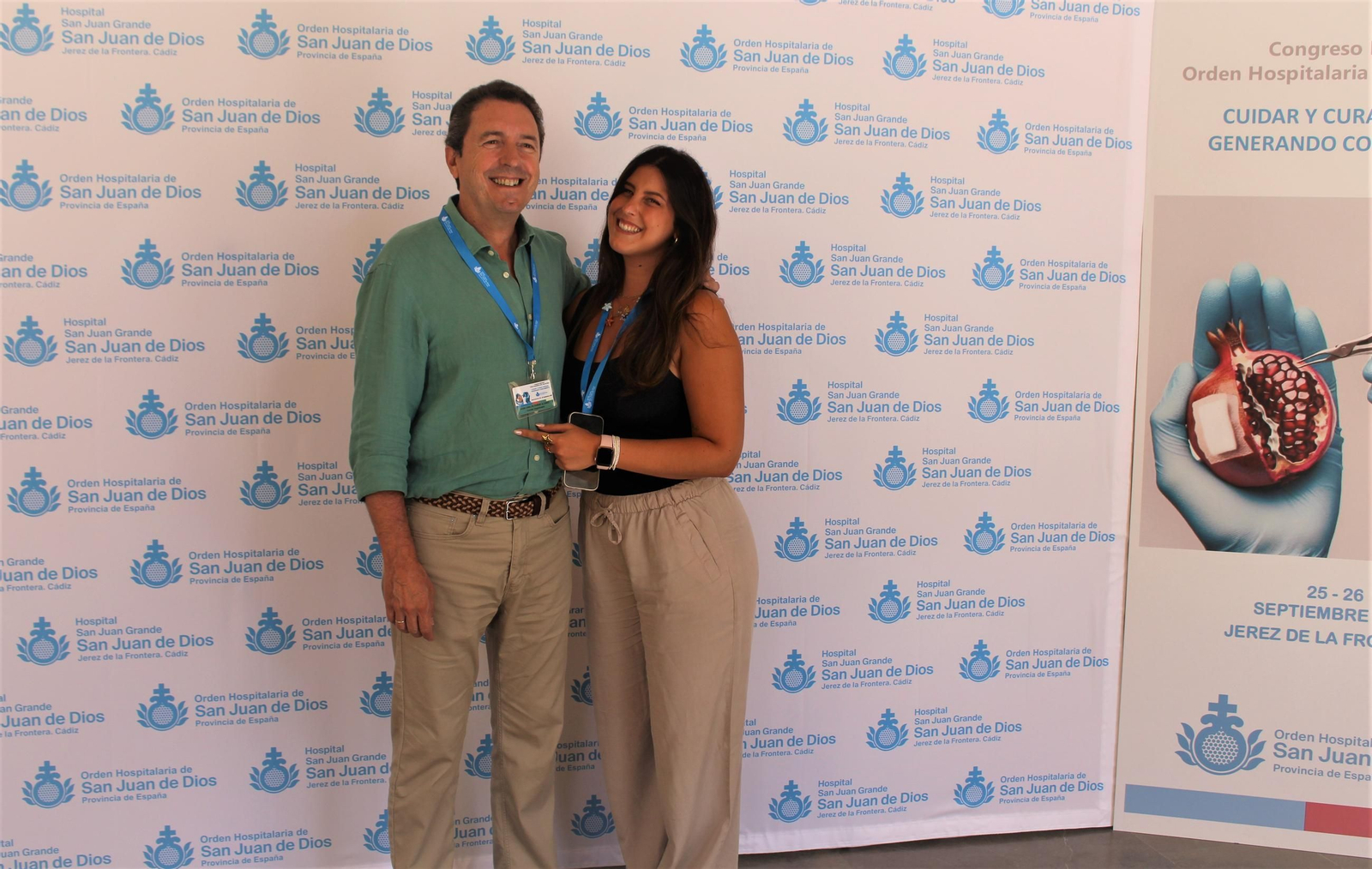 Ambiente en los Claustros.