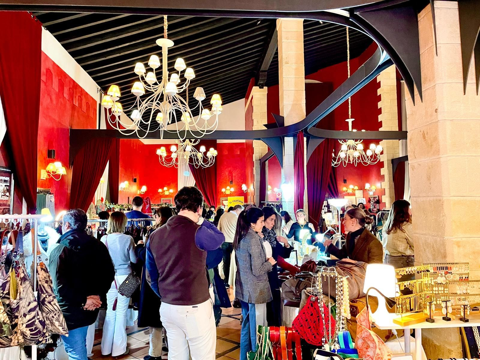 Imagen de un mercadillo en el Hotel Soho Boutique.