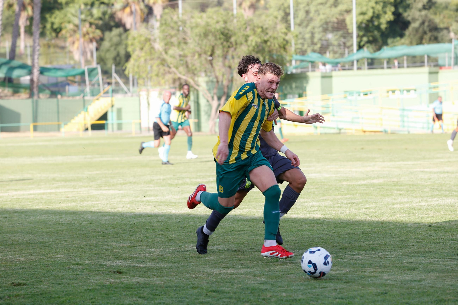 Las fotos del triangular en el estadio Carlos Piña de Los Barrios con el Algeciras CF y el Ceuta B