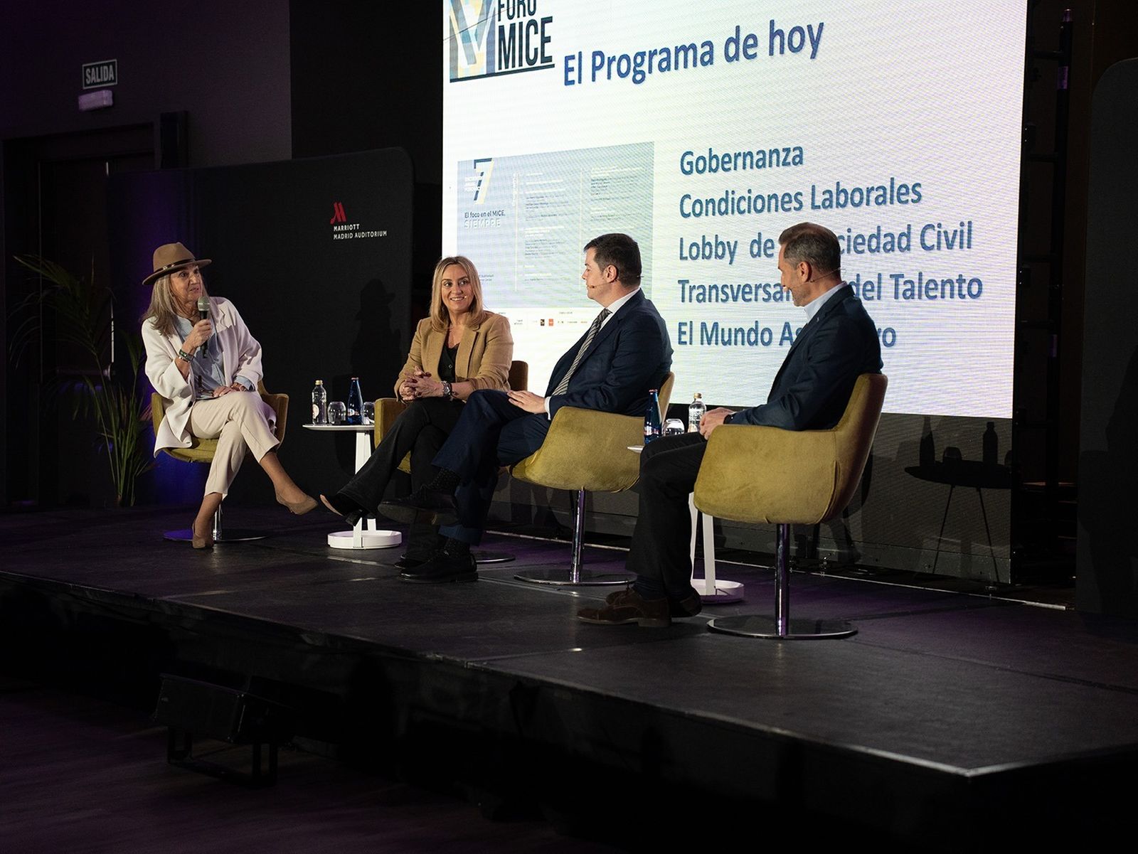 Carazo en su participación en Madrid en el foro MICE.
