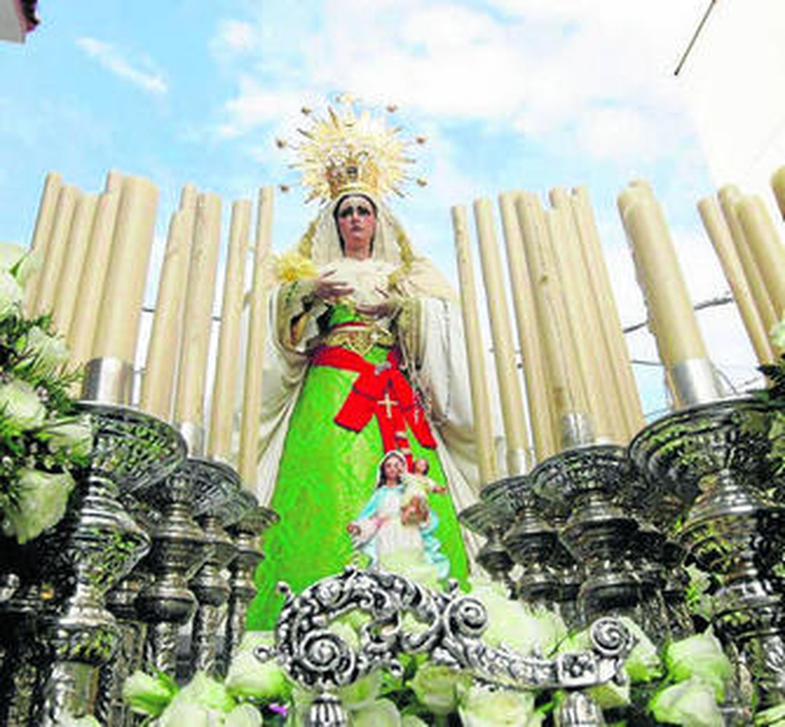Bella imagen de la Virgen de la Estrella de Los Barrios.