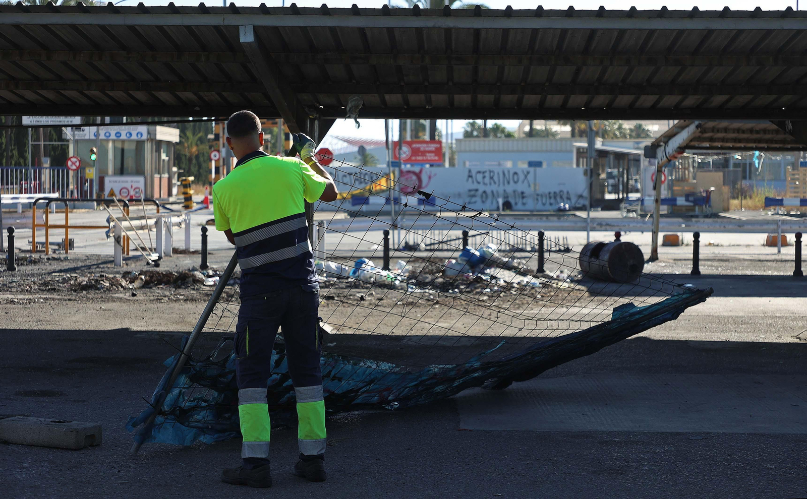 El fin de la huelga de Acerinox, en imágenes