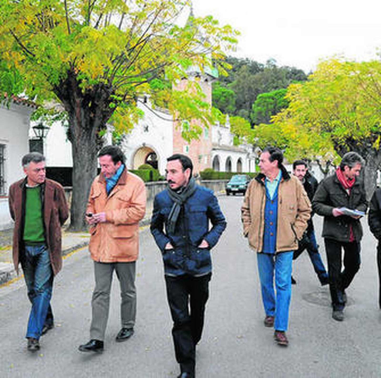 Vista general del poblado de Los Hurones tomada desde la zona superior del embalse.