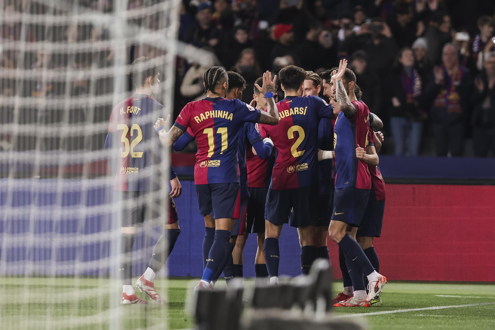 Las fotos del polémico Barcelona - Rayo Vallecano
