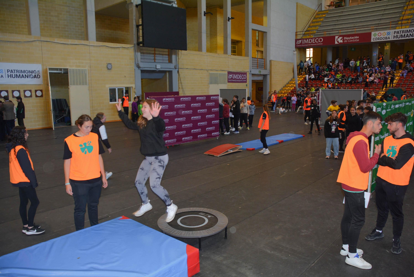 La 'Gimnastrada' del instituto López Neyra de Córdoba, en imágenes