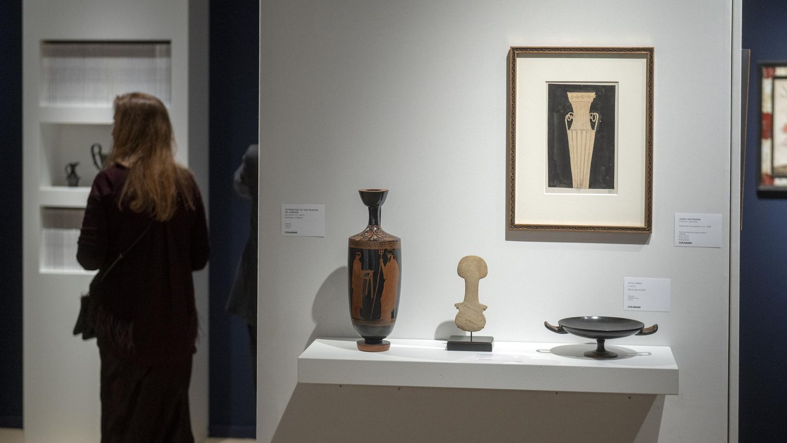 Un detalle del expositor de Colnaghi en Brafa