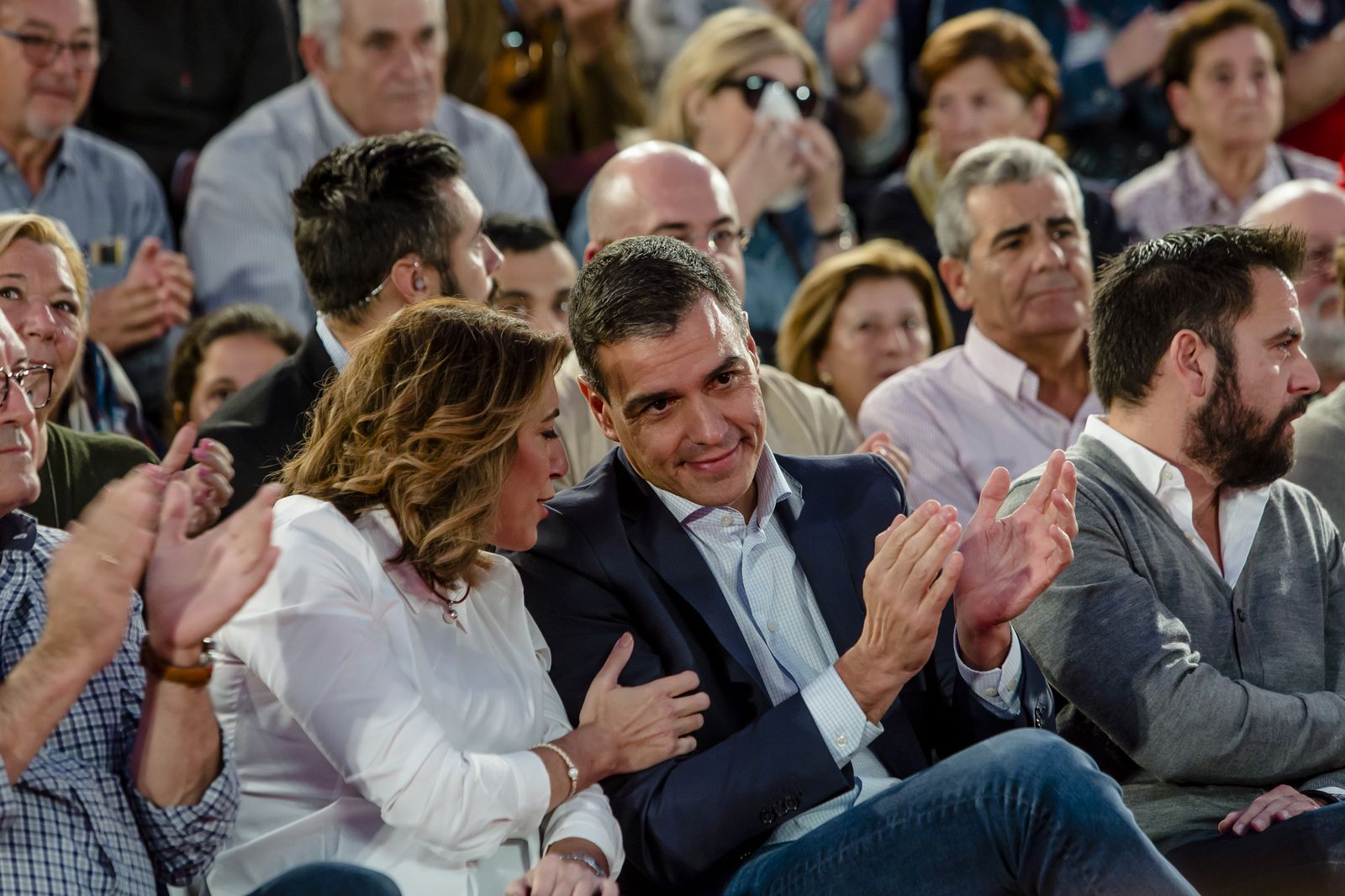 Imágenes del mitin del PSOE en Cádiz