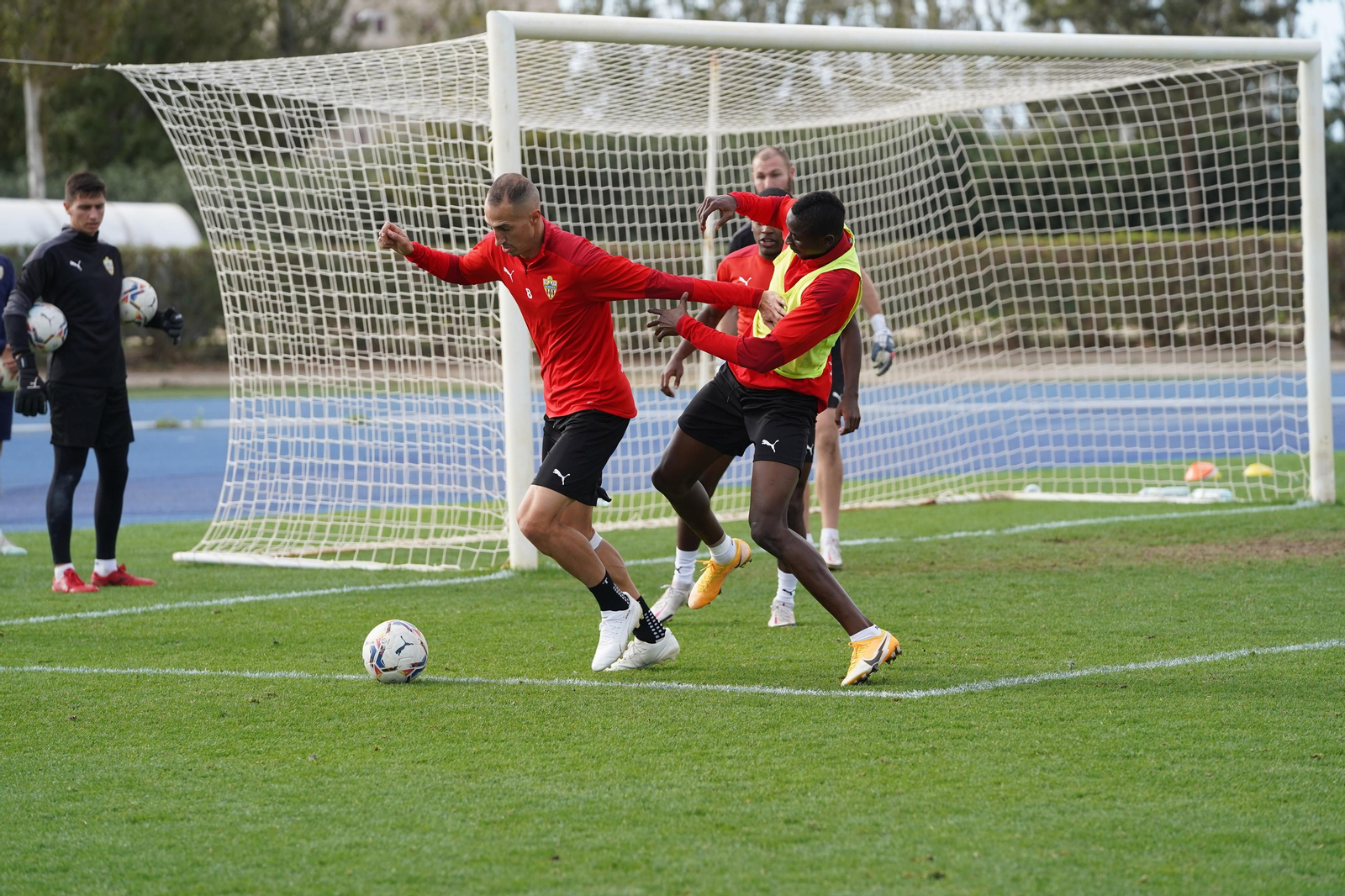 Fotogalería del entrenamiento del Almería, sábado 21