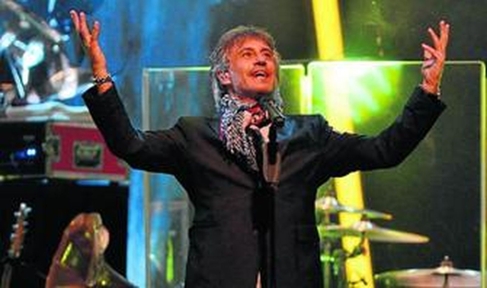 Sergio Dalma, tras interpretar una de sus canciones del nuevo disco 'Vía Dalma'