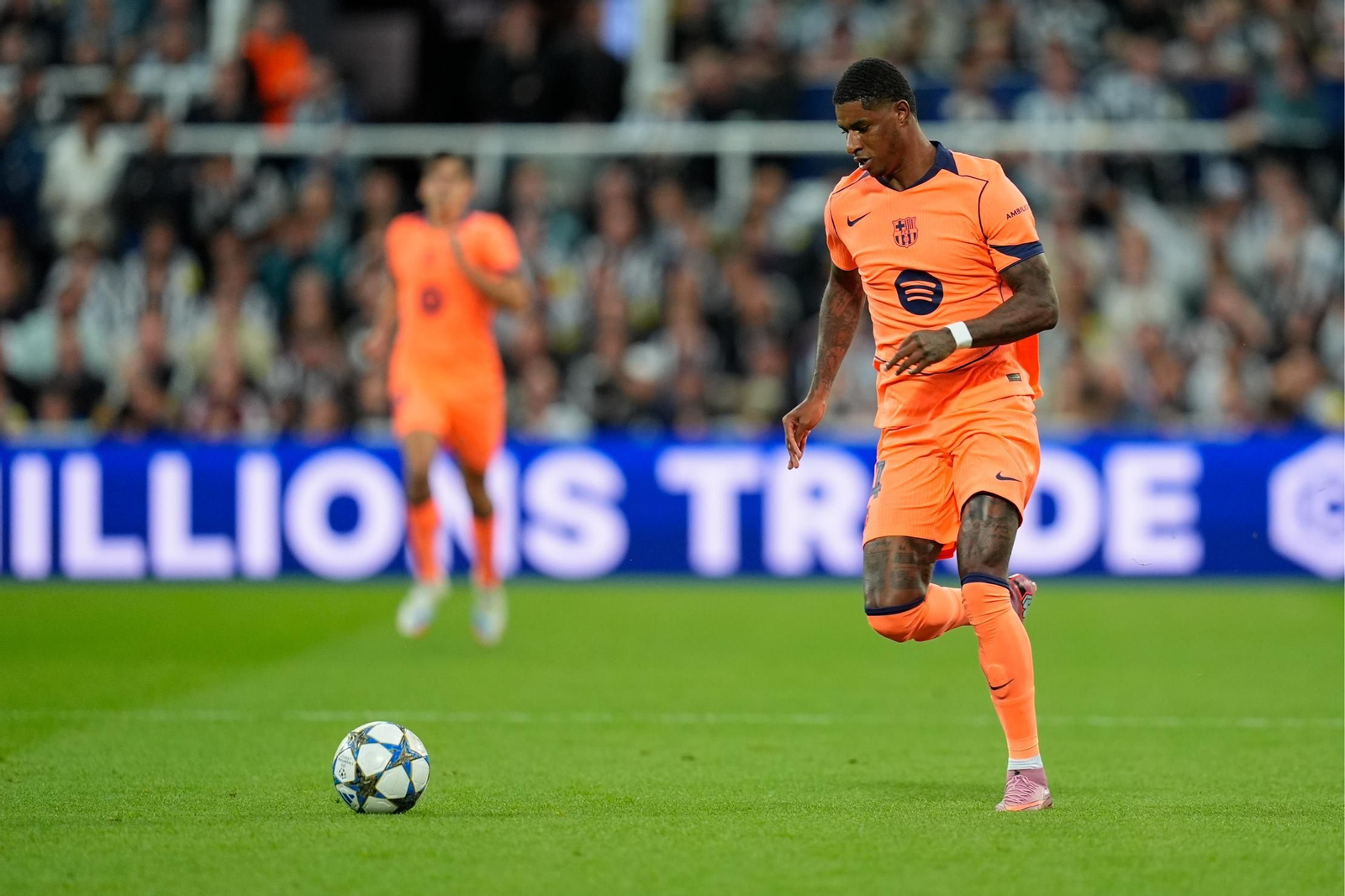 Las fotos del Newcastle-Barcelona