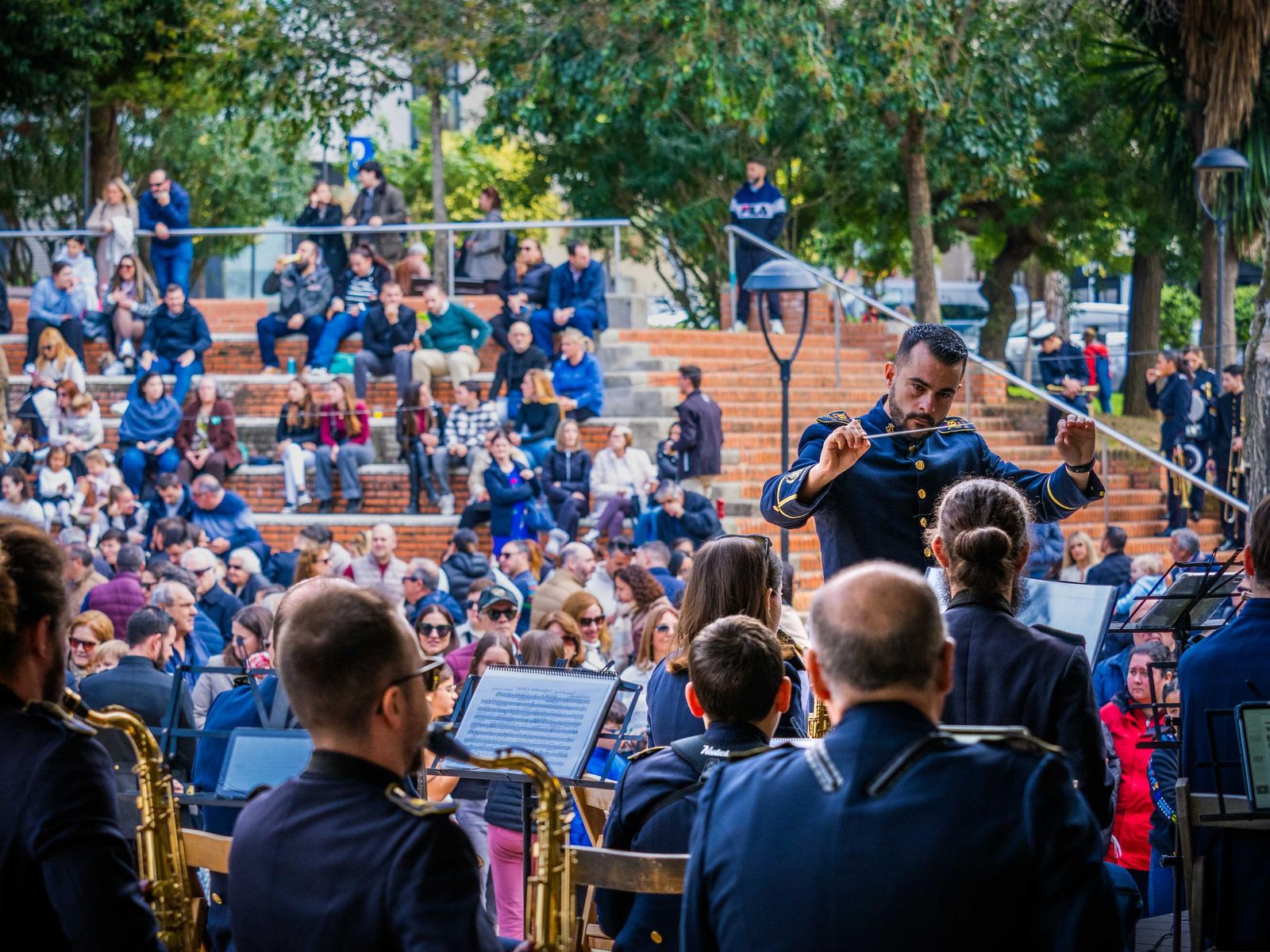 Sones cofrades en el Parque: celebrado el certamen de bandas de Nazareno en San Fernando