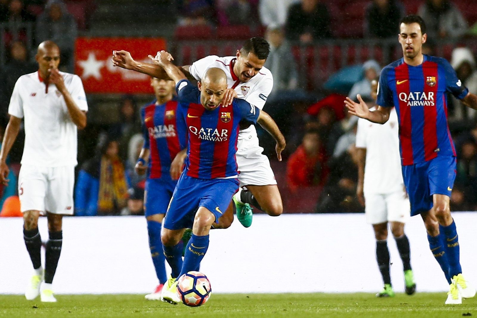 El Barcelona-Sevilla FC, en imágenes