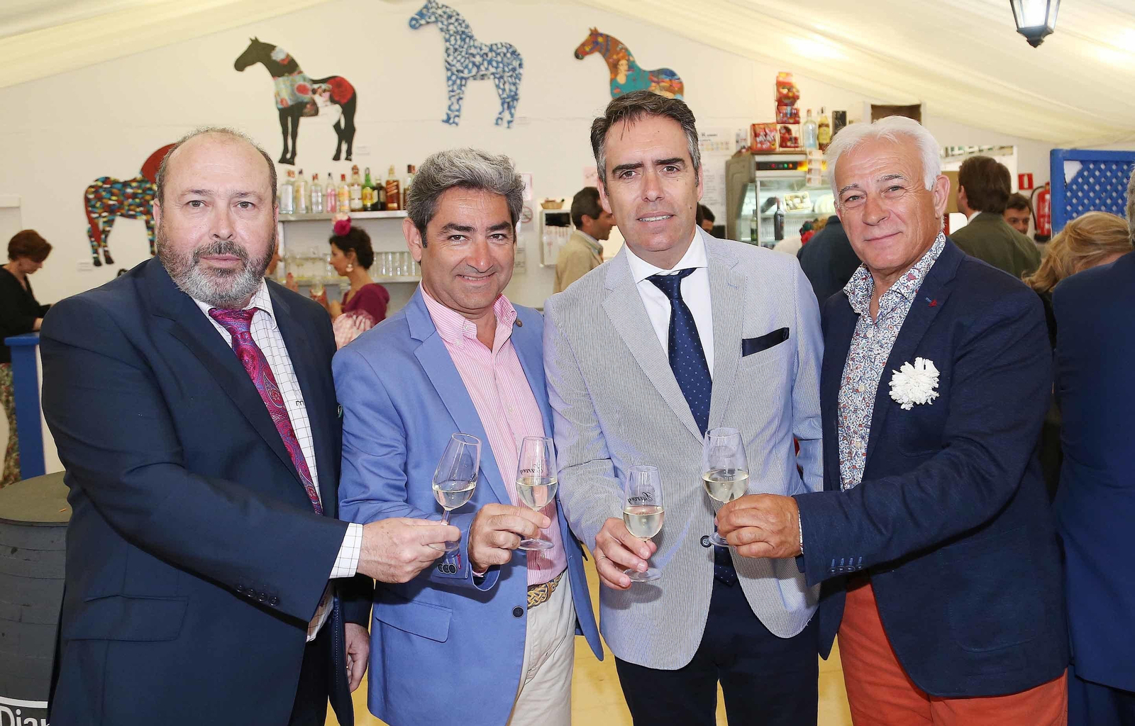 Benjamín Sánchez, Juan Baquero, Rafael Navas y Pablo Fernández.