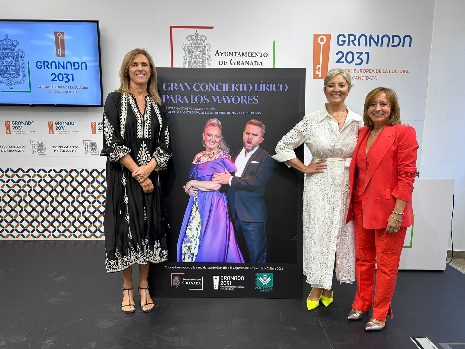 Cantarero durante la presentación del espectáculo.