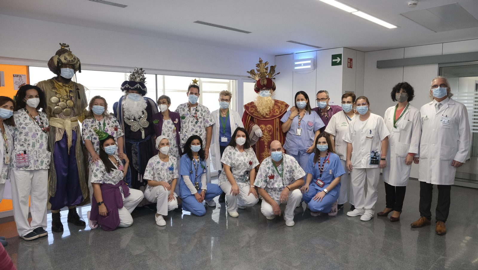 Los Reyes Magos en el Hospital Torrecárdenas de Almería