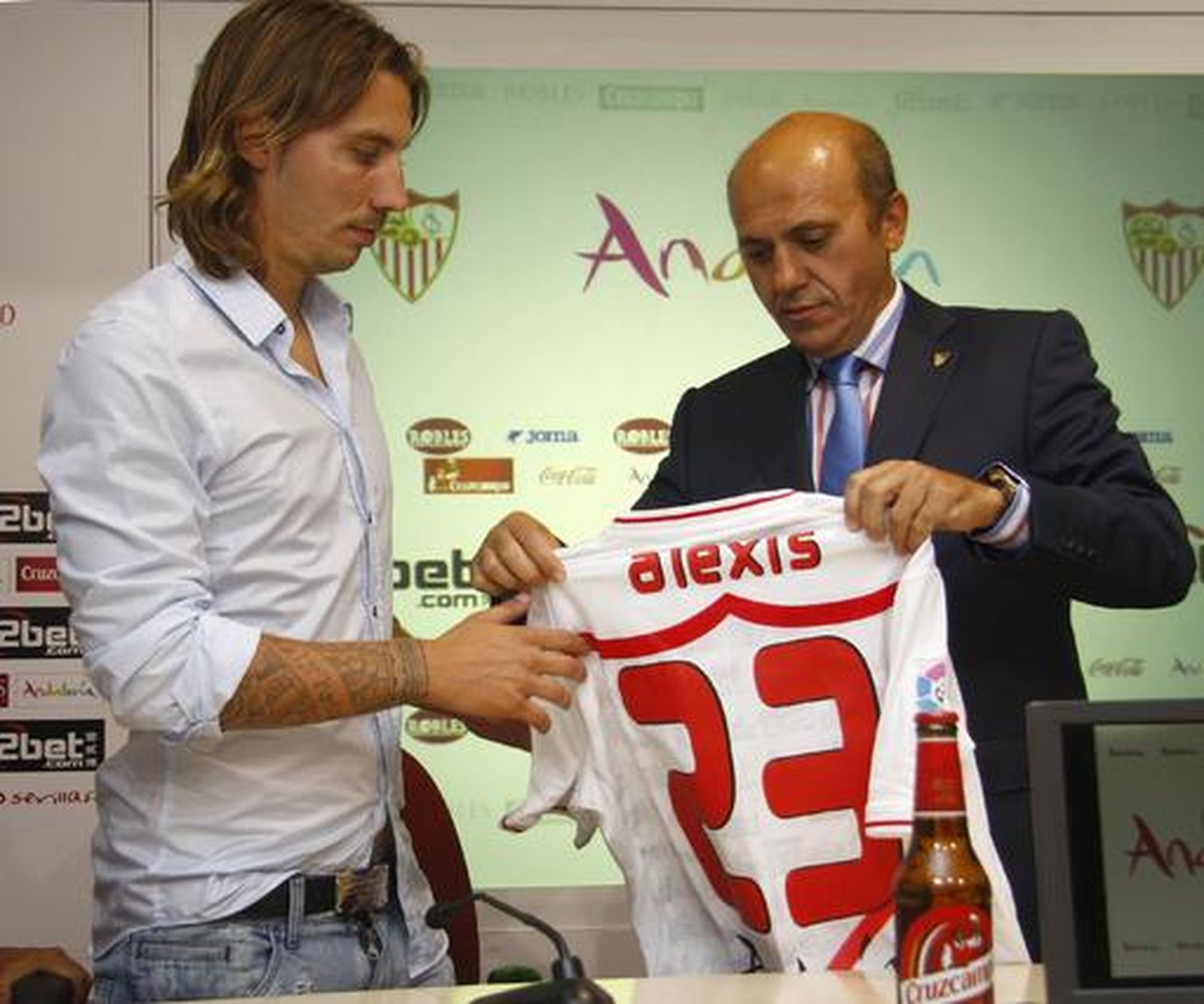 Alexis tendrá el dorsal número 23.

Foto: Belén Vargas