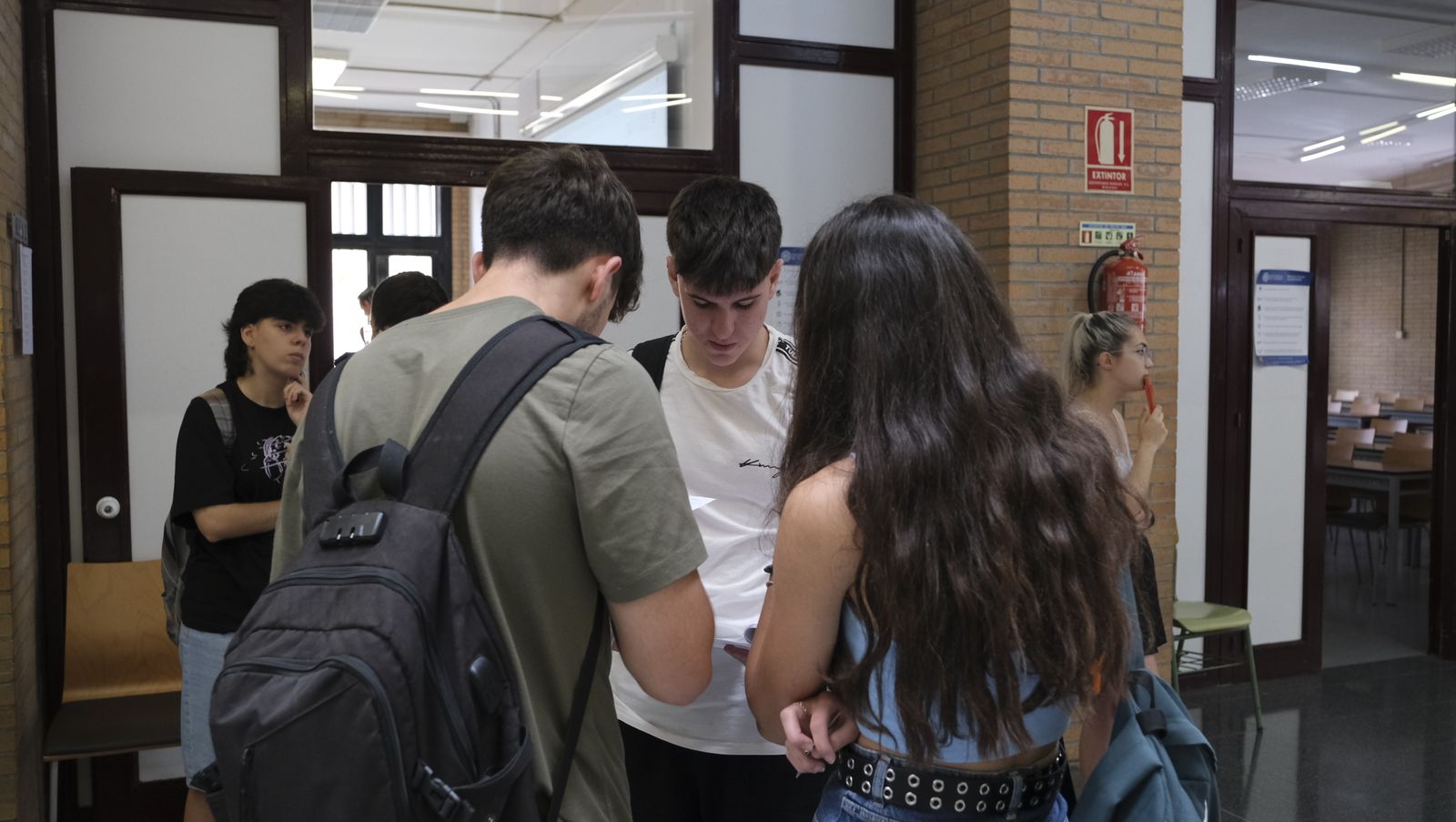 Imágenes de las pruebas de acceso de la PEvAU en la Universidad de Almería