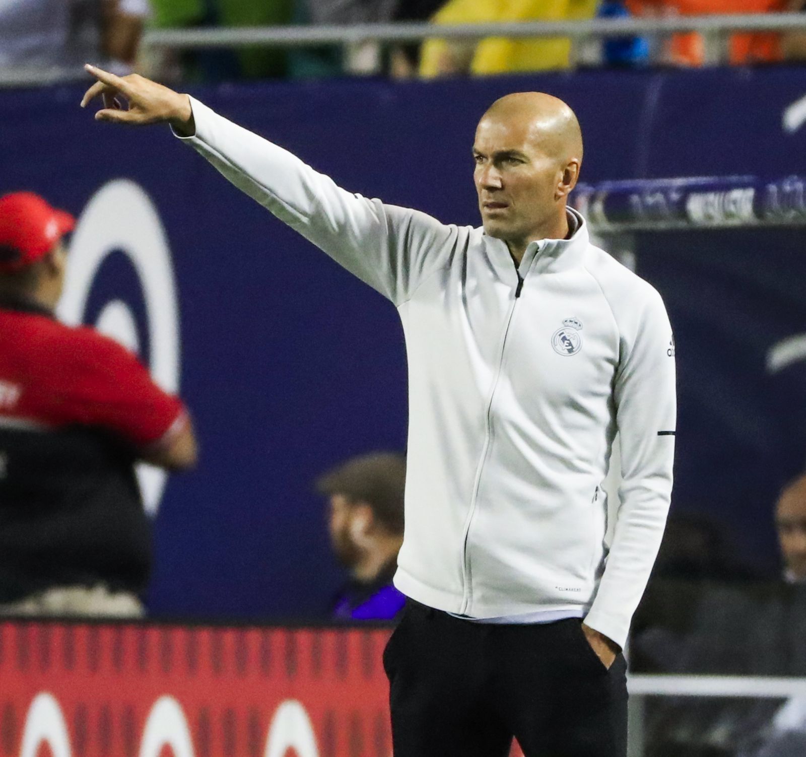 Zidane durante el partido contra las Estrellas de la MLS