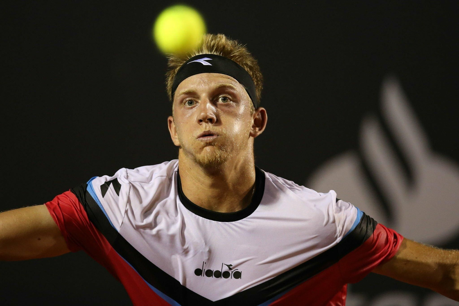 Alejandro Davidovich, durante un partido esta temporada.
