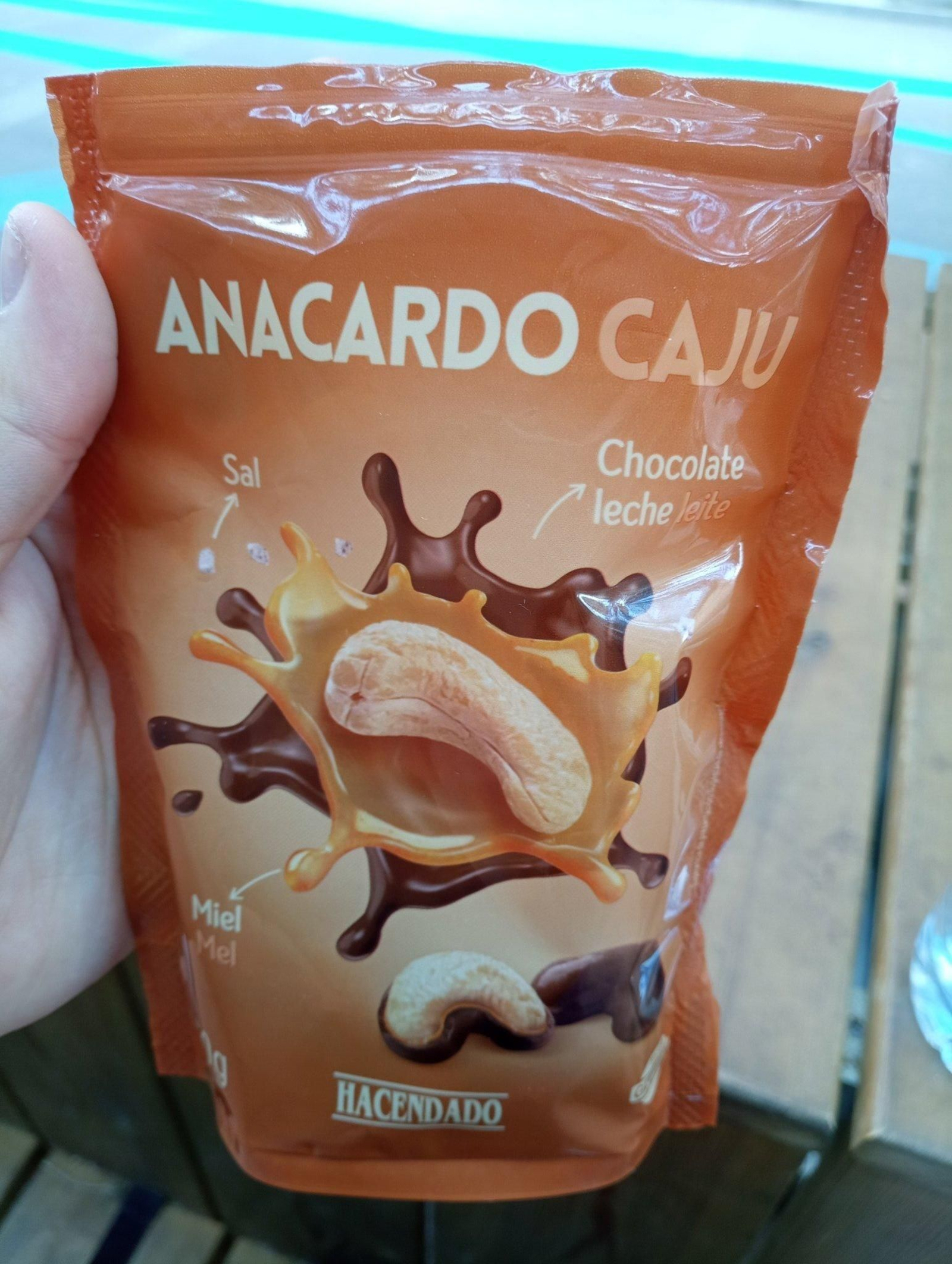 Anacardos con chocolate de Mercadona
