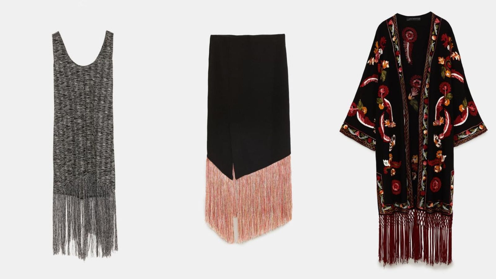 Todas las prendas son de Zara