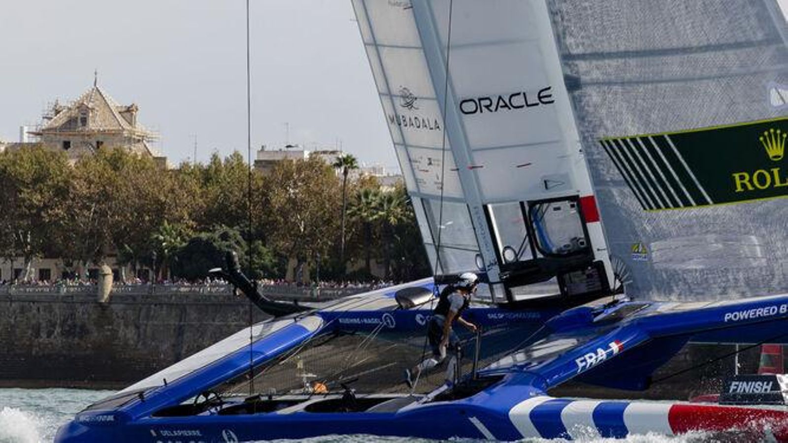 imagenes del evento deportivo visto desde la Alameda
