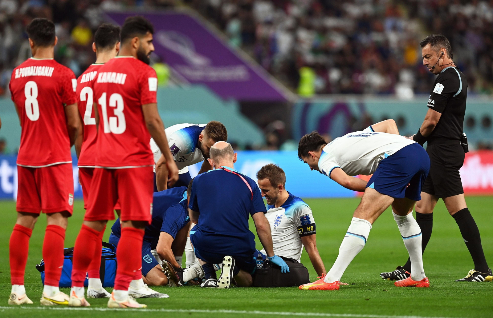 Las imágenes del Inglaterra-Irán del Mundial