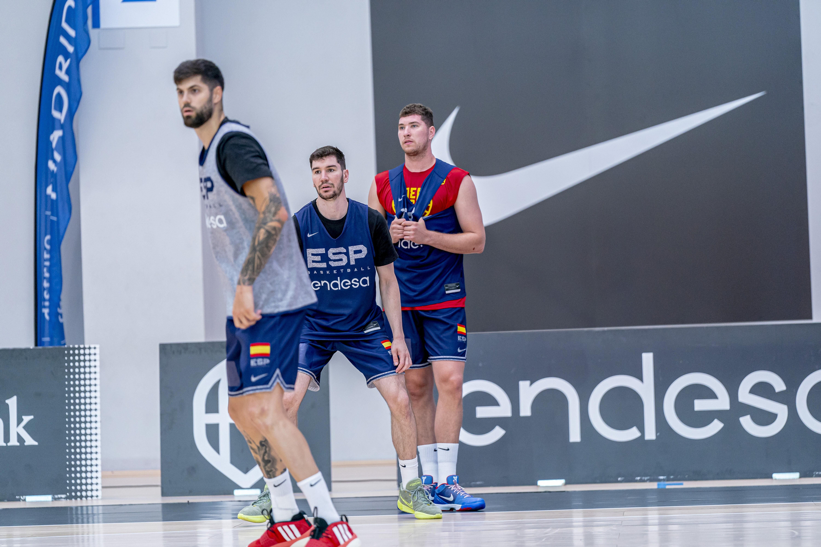 La selección española sigue trabajando en Madrid La selección española sigue trabajando en Madrid
