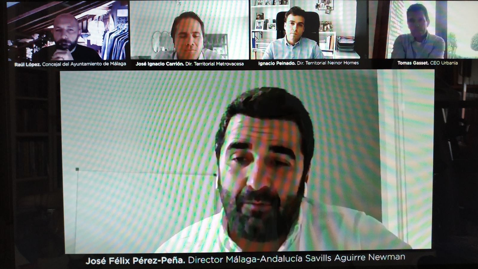 Participantes en el encuentro organizado por Savills Aguirre Newman.