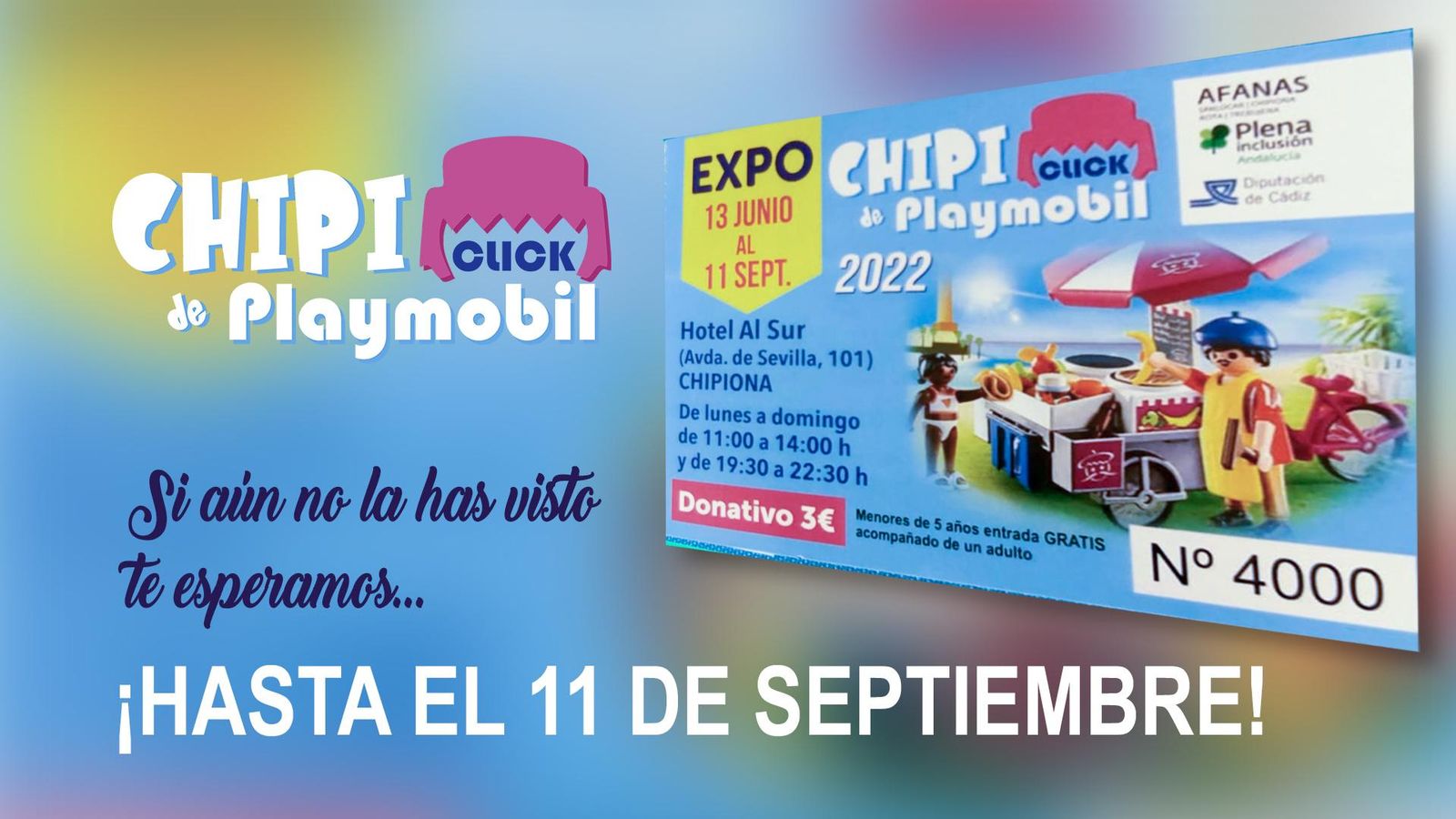 Planes en Cádiz: Expo ChipiClick de Playmobil