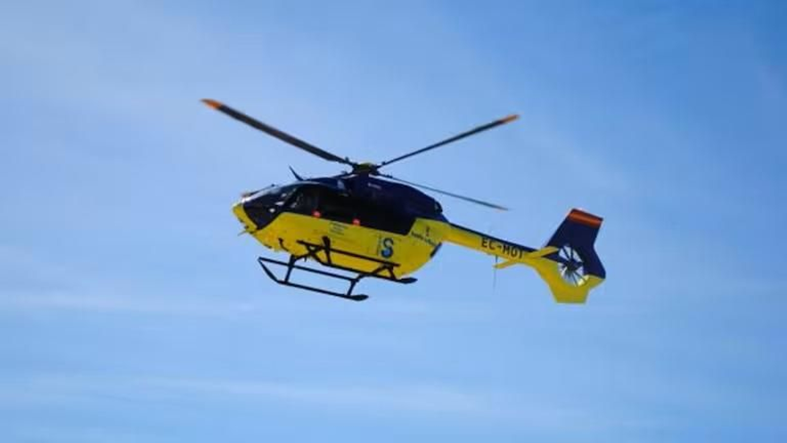 Un helicóptero sanitario de la Junta de Castilla-La Mancha