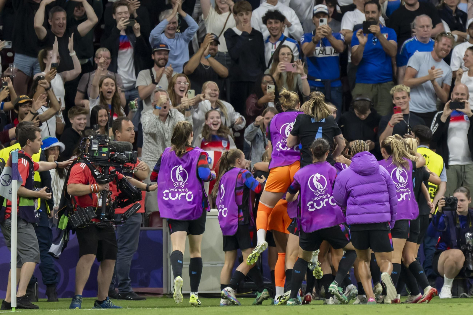 Las imágenes del Inglaterra-Italia