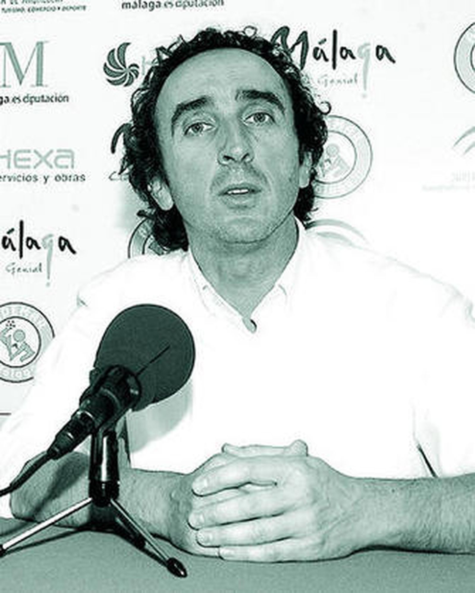 Rafael Martínez, en una rueda de prensa.