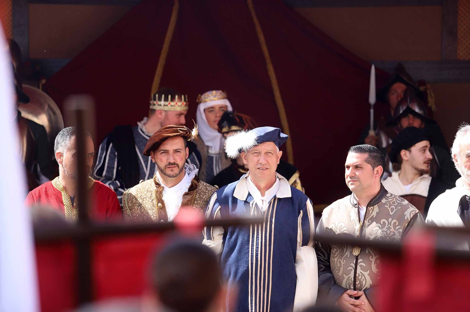 Imágenes del gran ambiente en la Feria Medieval de Palos de la Frontera, Huelva