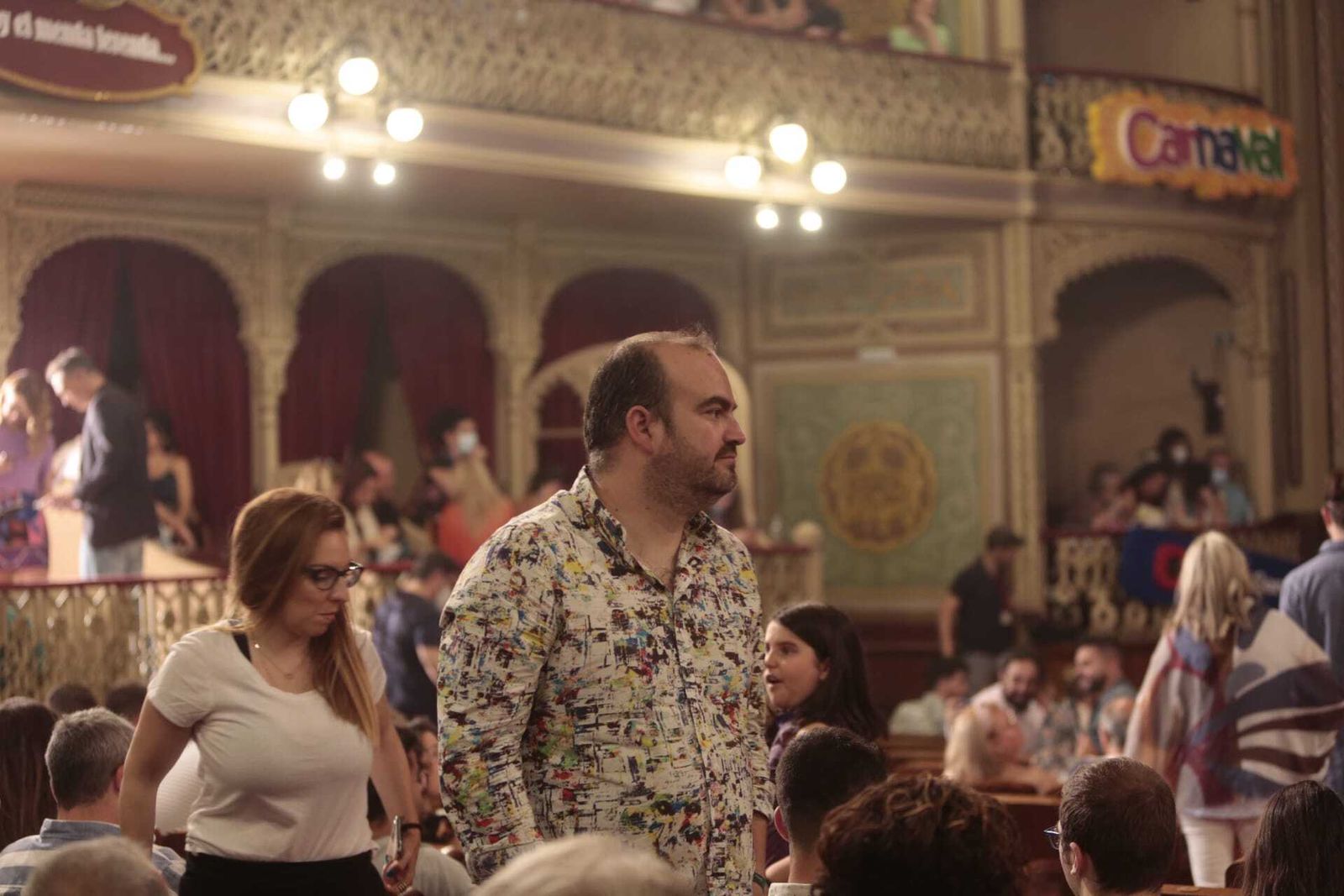 el ambiente del teatro