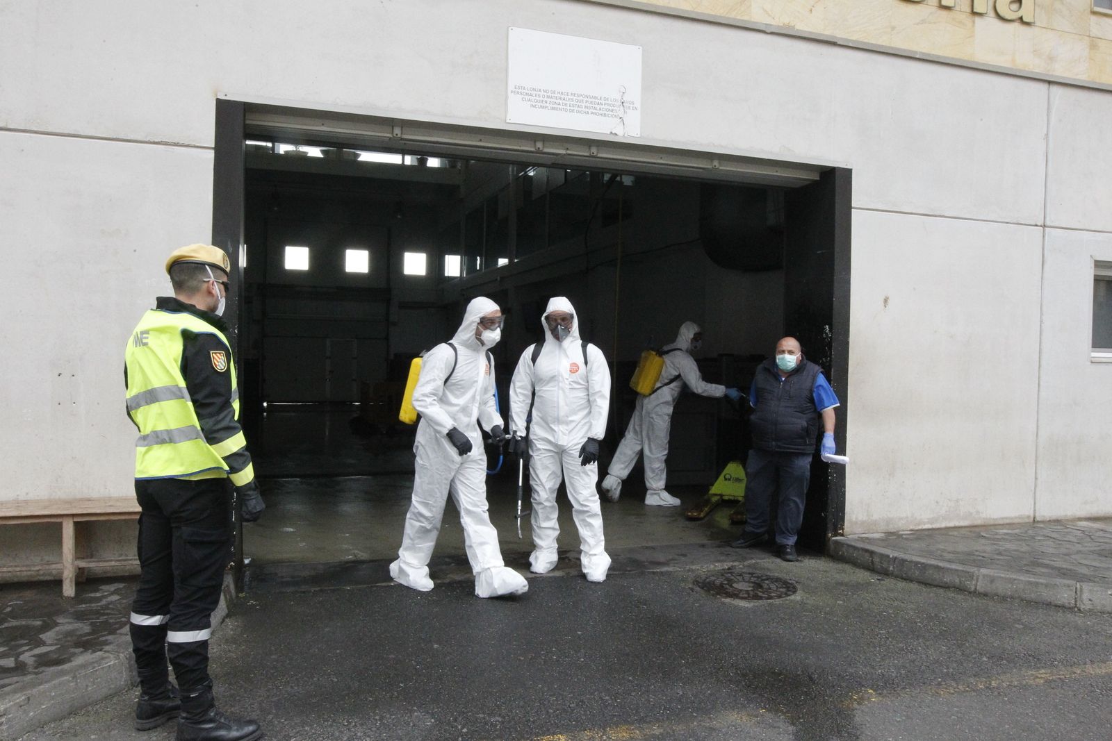 Fotogalería Coronavirus. Actuación UME en Almería.