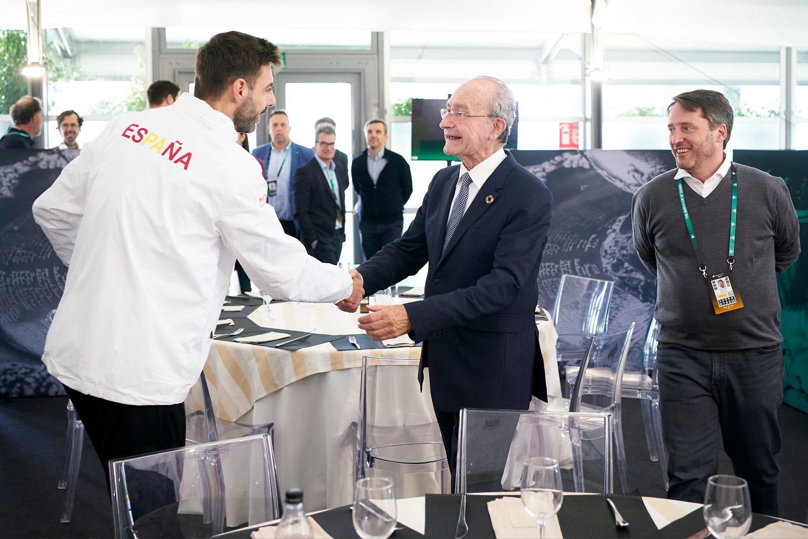 Las instituciones constatan que todo está listo para la Copa Davis en Málaga