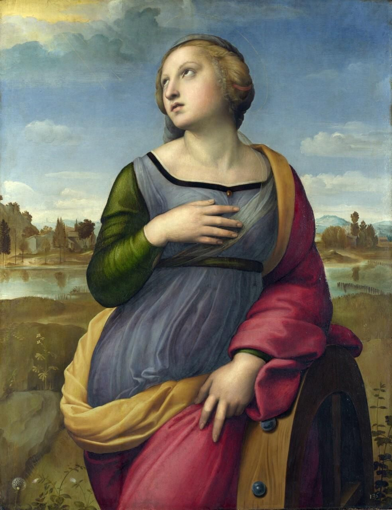 ‘Santa Catalina de Alejandría’, óleo de la National Gallery.
