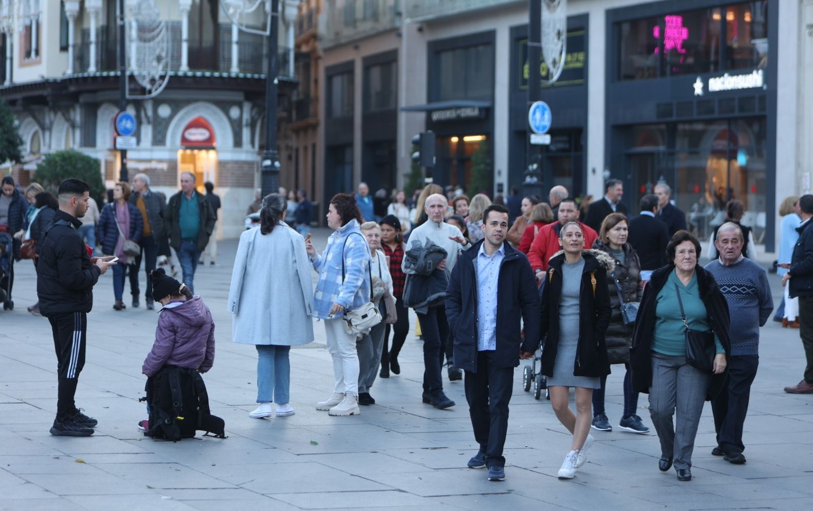 Navidades en mangas de camisa