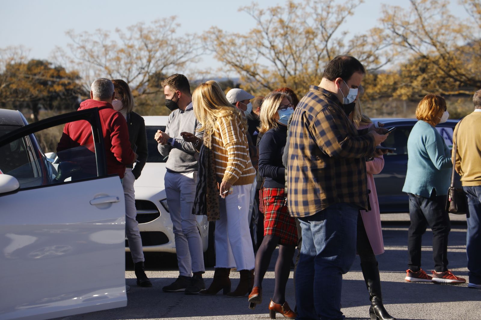 Las fotografías de la marcha lenta entre Córdoba y Badajoz para exigir la autovía A-81